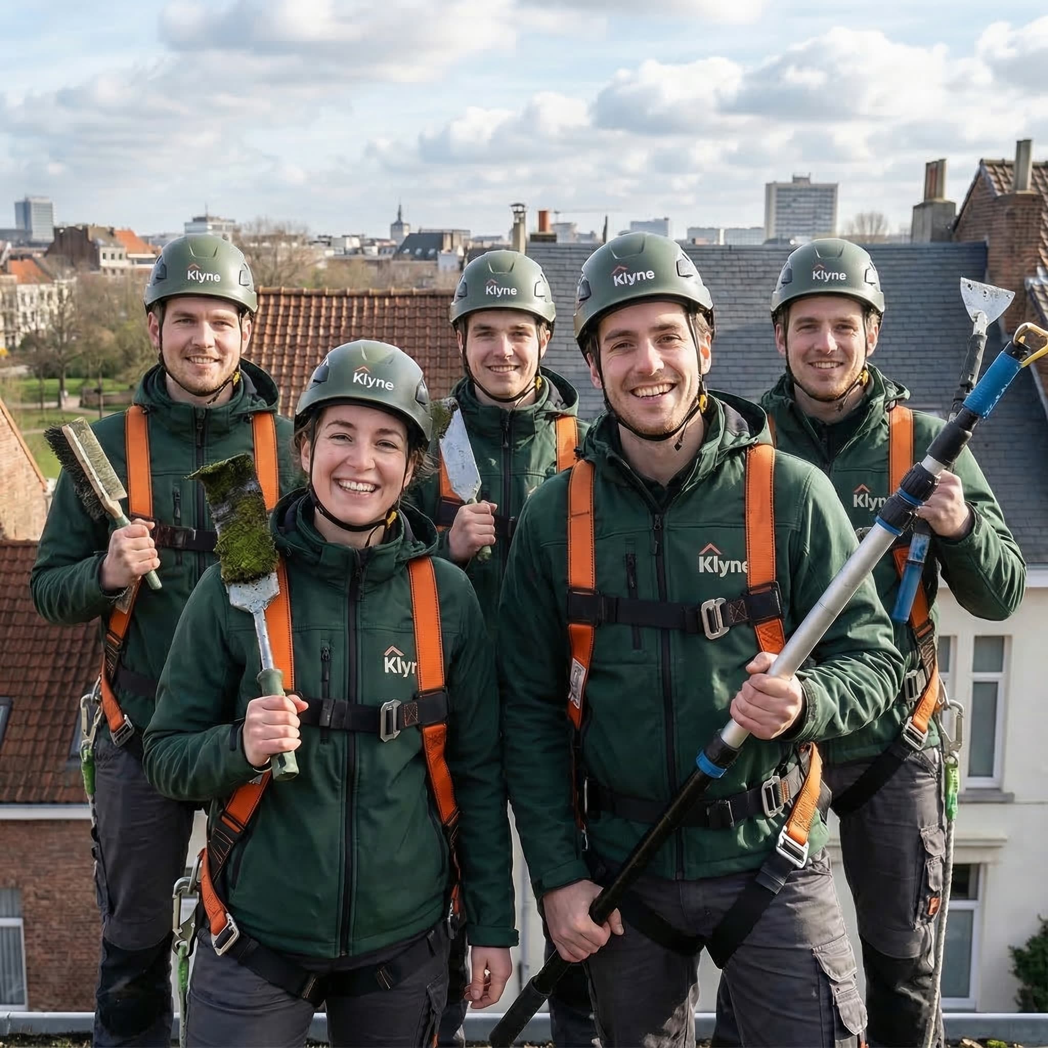 L’équipe Klyne sur le terrain